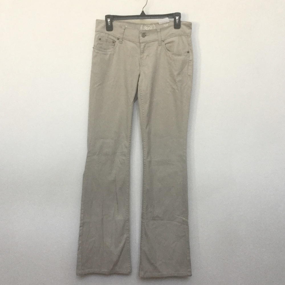 NWT SO Basic Twill Flare Khakis Size 7 Long Tall